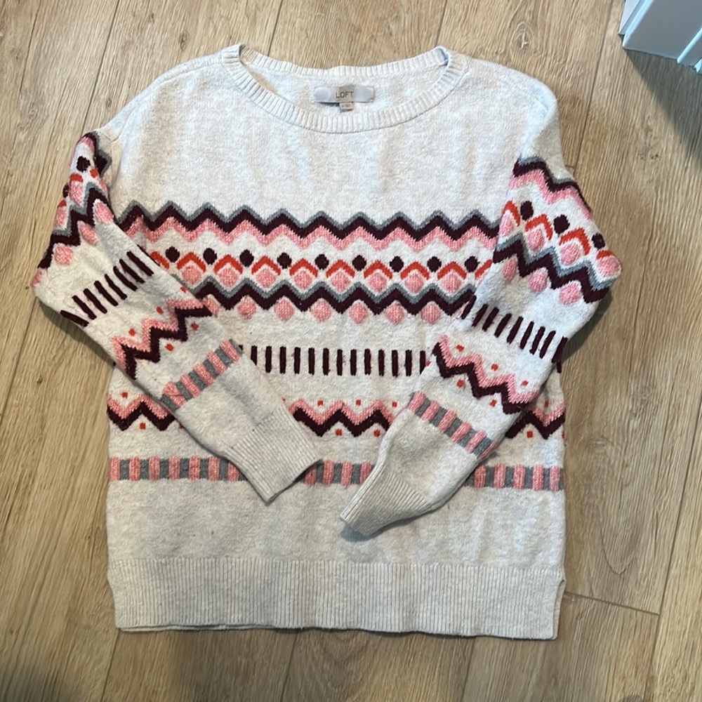 Loft Fair Isle Sweater